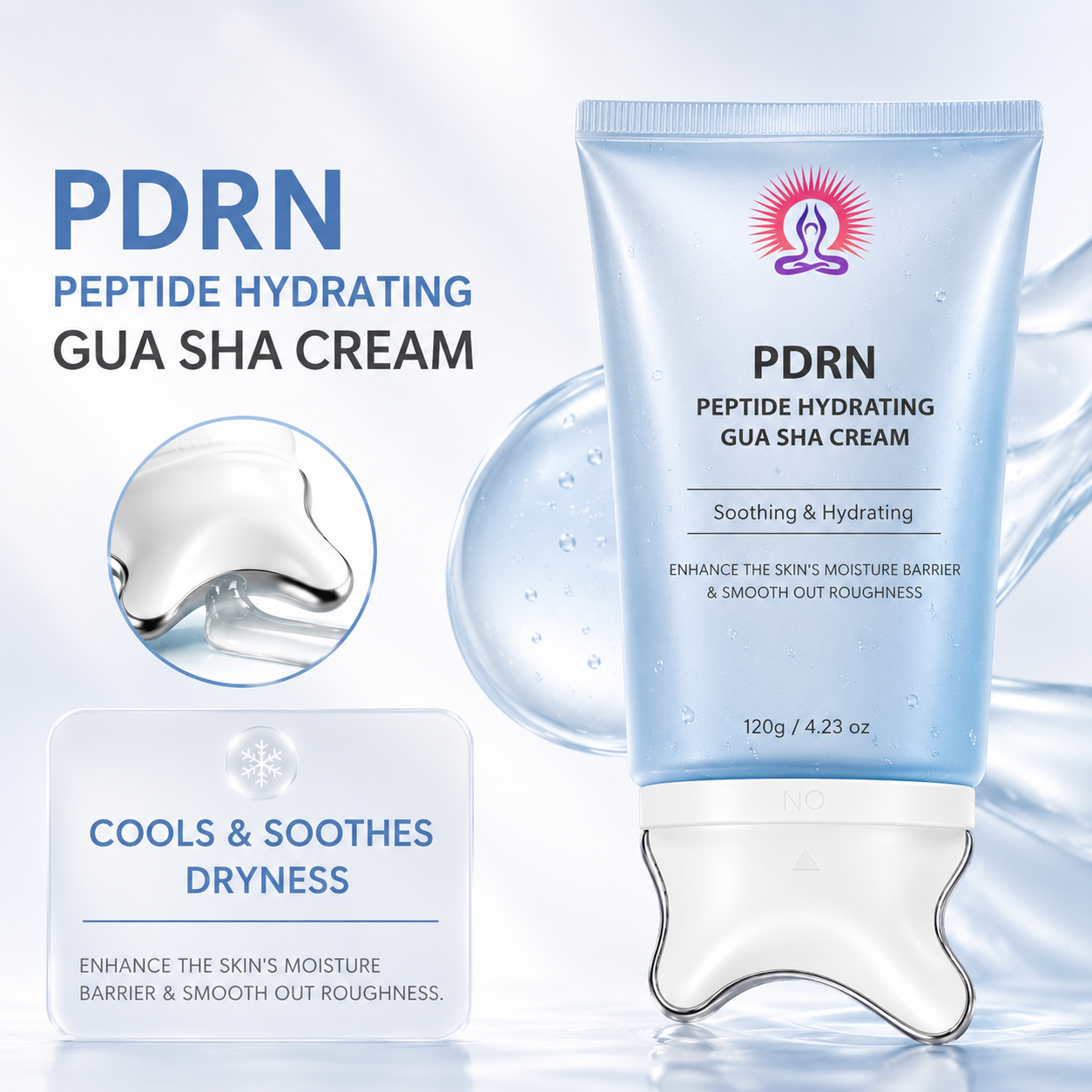 PDRN Peptide Hydrating Gua Sha Cream
